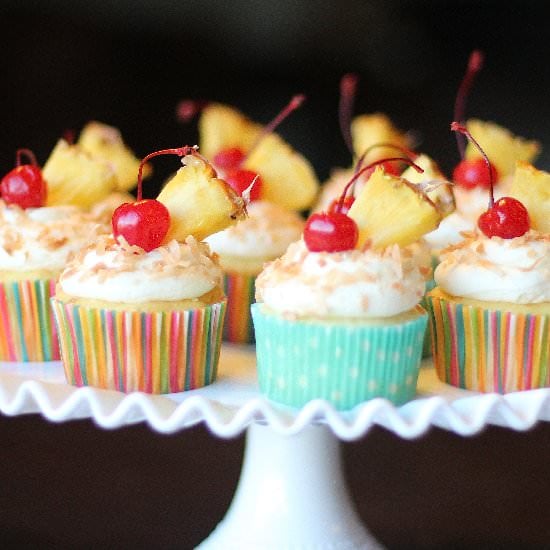 Pina Colada Cupcake Frosting