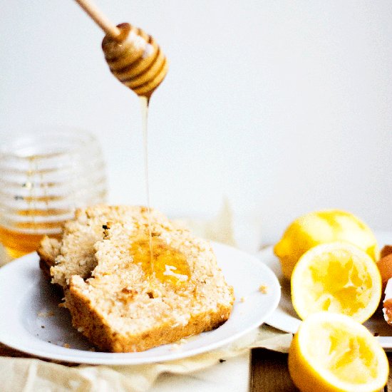 Coconut Bread w Salted Honey Butter