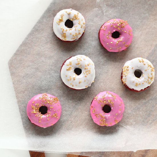 Buttermilk Red Velvet Donuts