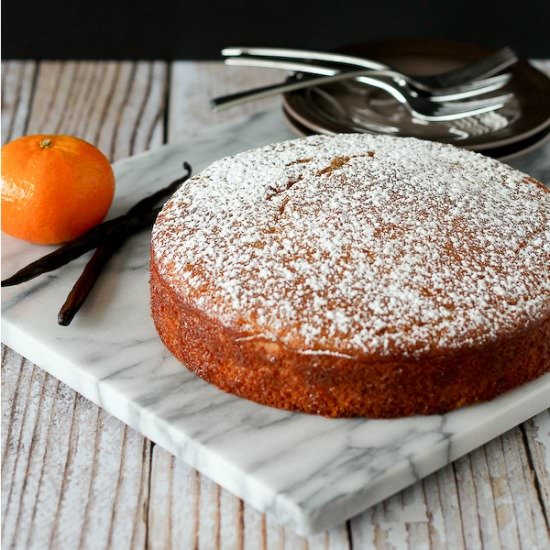 Clementine Vanilla Bean Yogurt Cake