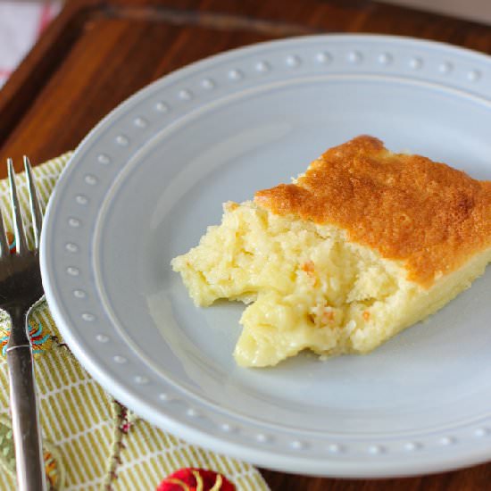 Coconut Pudding Spoon Cake