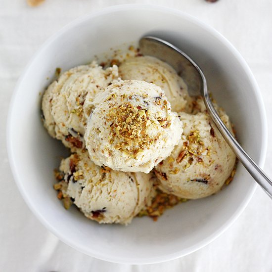 Dark Chocolate Pistachio Ice Cream