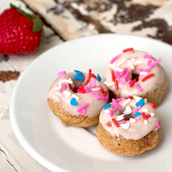 Strawberry Donuts