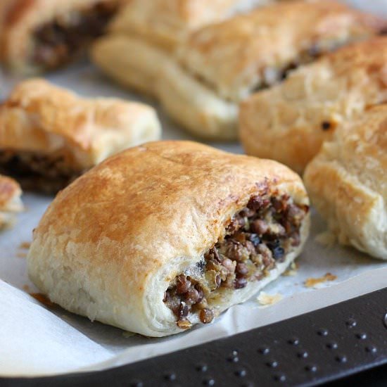 Vegetarian Lentil Sausage Rolls