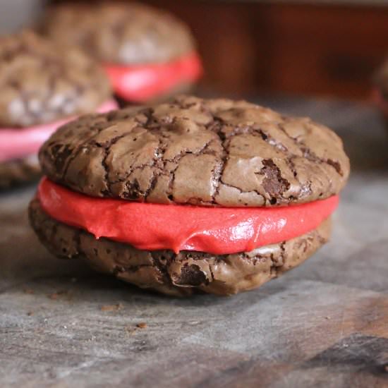 Cookies with Salted Caramel Filling