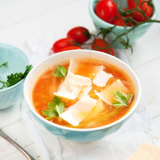 Red Lentil Minestrone