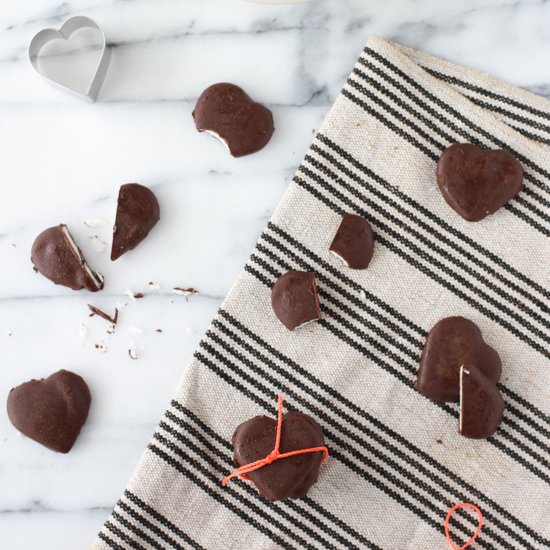 Organic Peppermint Patty Hearts