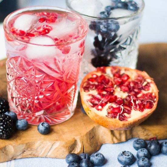 Pomegranate Gin & Tonics