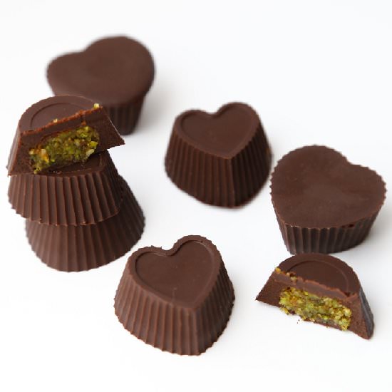 Chocolates with Pistachio & Orange