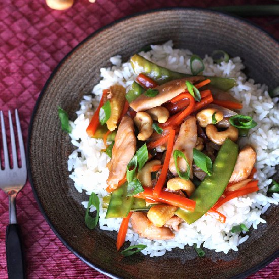 Cashew Chicken Stir Fry