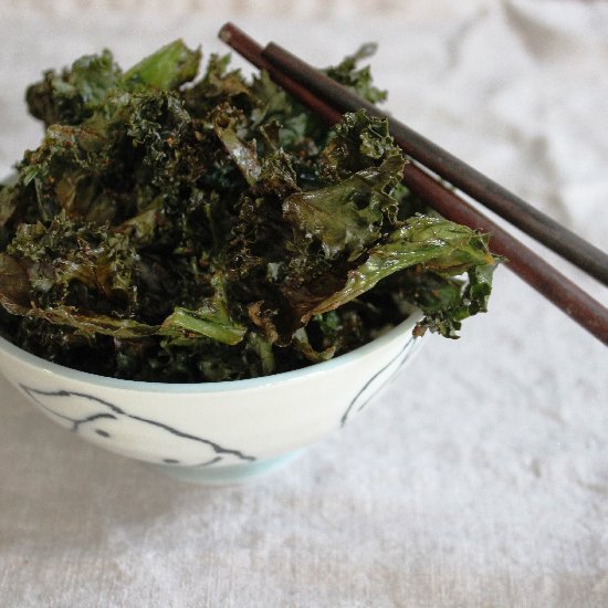 Crispy Chilli Mustard Kale