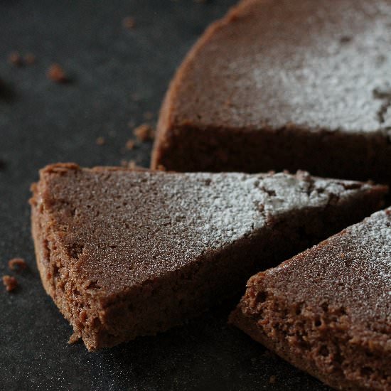 Sandrine & her “tarte” au chocolat