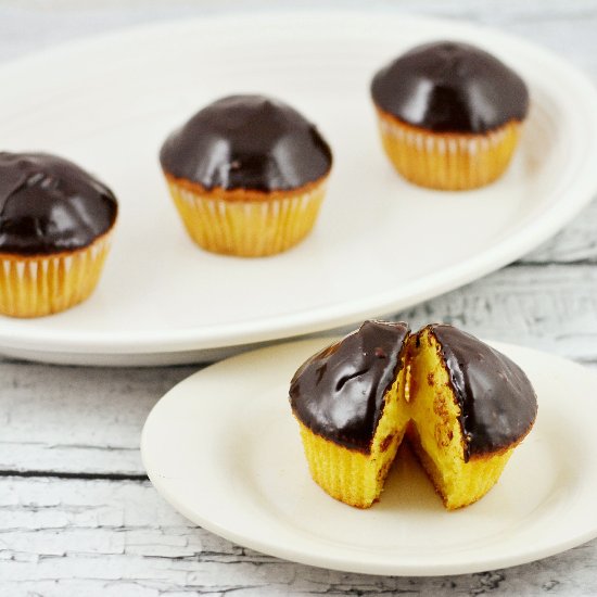 Boston Cream Pie Cupcakes