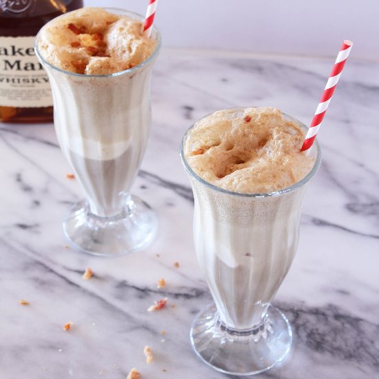 Bourbon Bacon Root Beer Float