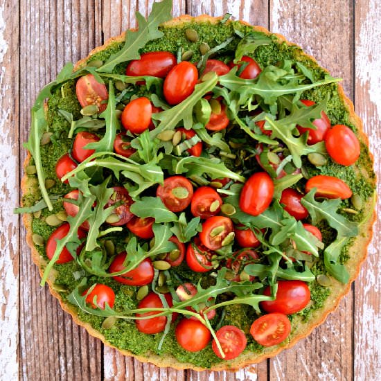 Vegan + Gluten-Free Superfood Pizza