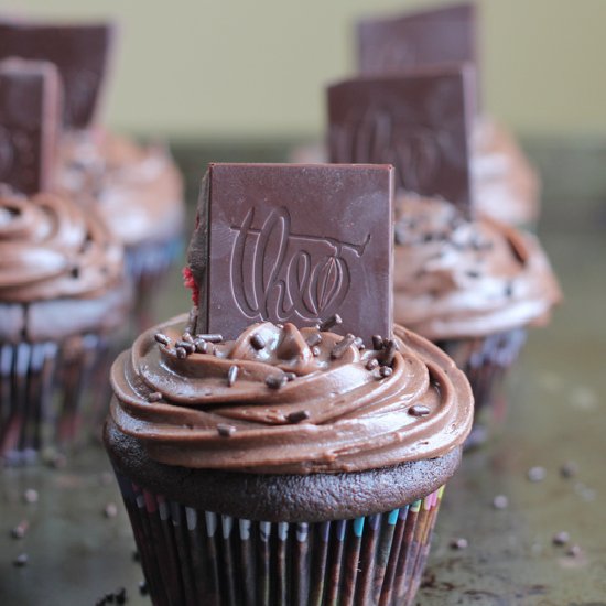 Chocolate Raspberry Cupcakes