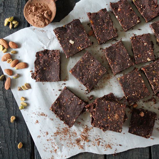 Raw Chocolate Nib Brownies