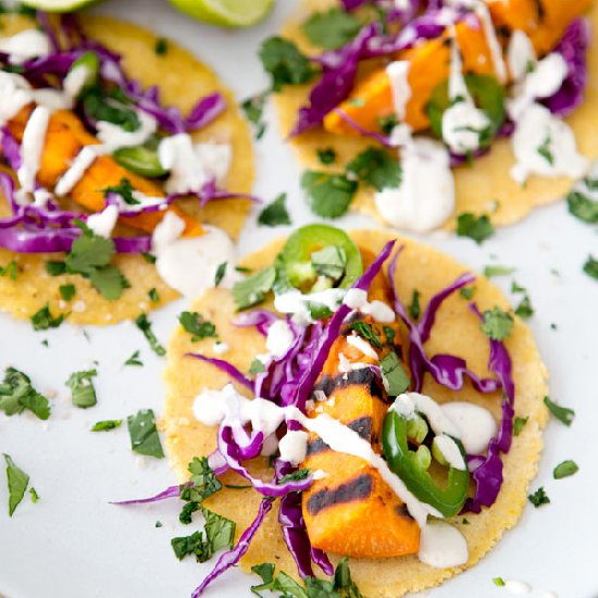 Grilled Sweet Potato Tacos