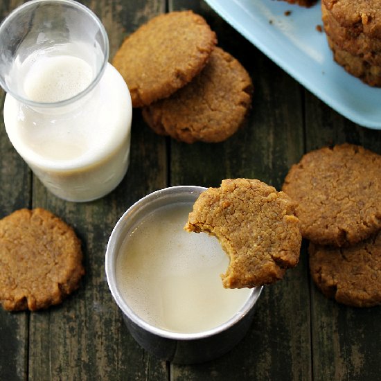 Vegan GF Peanut Butter Cookies