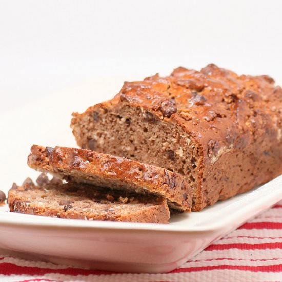 Banana Chocolate Coconut Bread