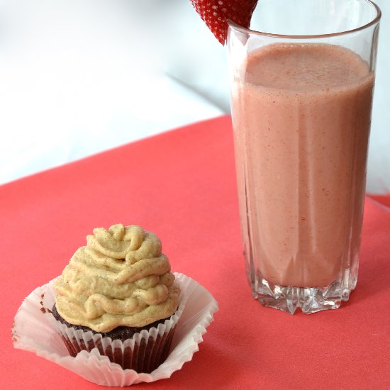 Cupcake and Spicy Milkshake