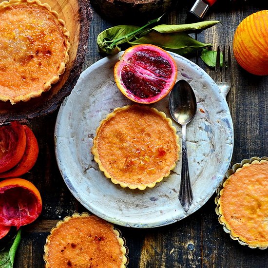 Blood Orange Brulee Tartelette