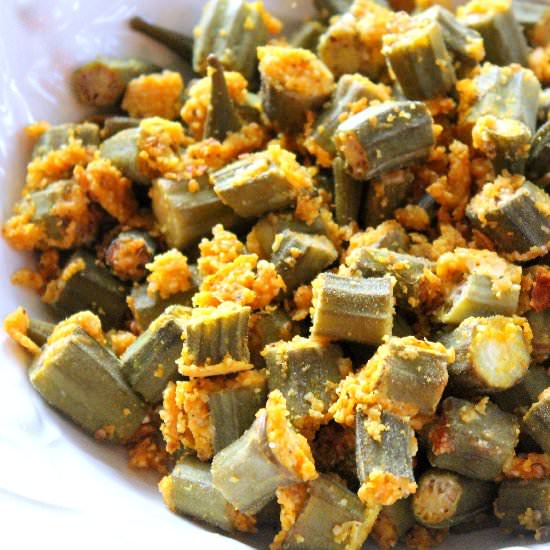 Healthy Vegan Southern Fried Okra