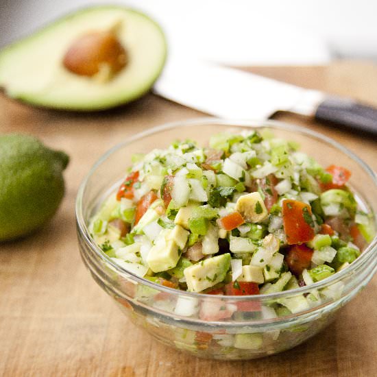 Tomatillo & Avocado Salsa