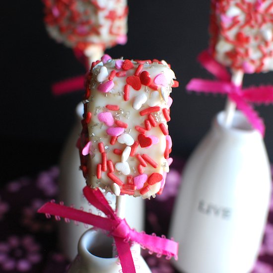 Valentine’s Rice Cereal Pops