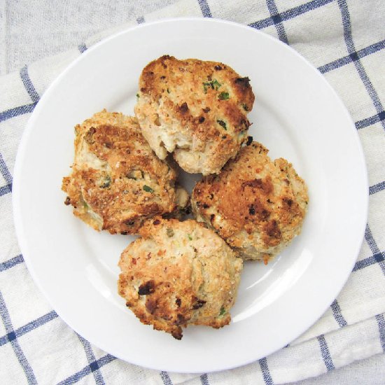 Feta Scallion Drop Biscuits