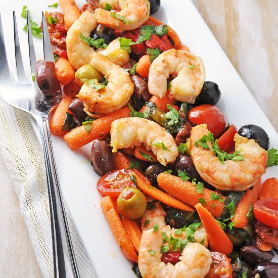 Italian Shrimp Antipasto Salad