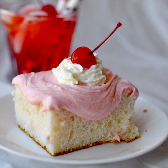 Shirley Temple Cake