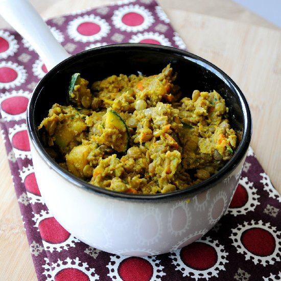 Curried Vegetable Lentil Chili