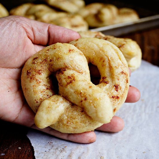 Soft Cinnamon Pretzels