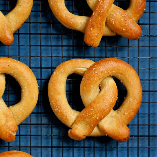 Salted Soft Pretzels