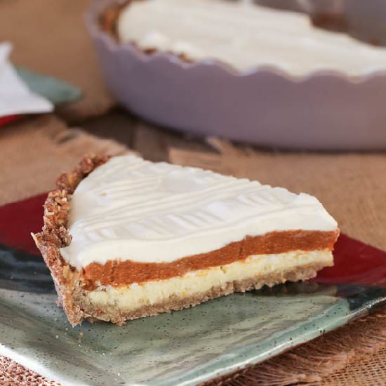 Layered Pumpkin Cheesecake