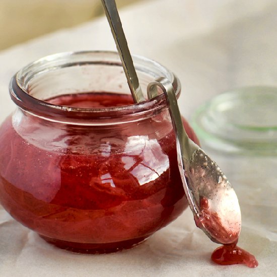 Rhubarb and Vanilla Jam