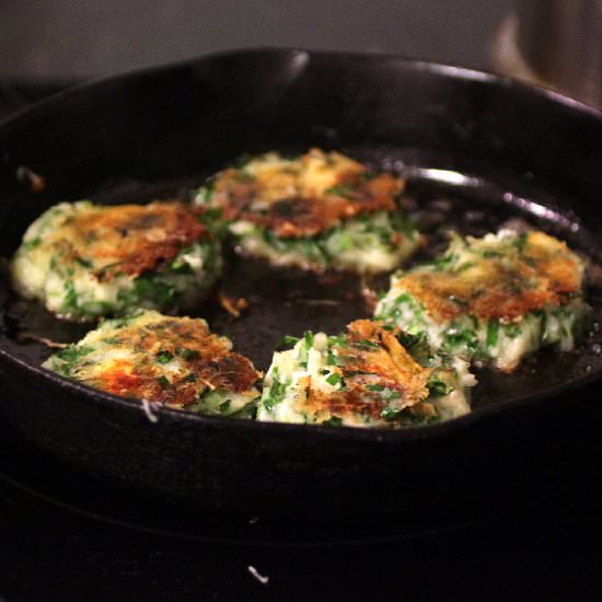 Savory Mashed Potato Pancakes