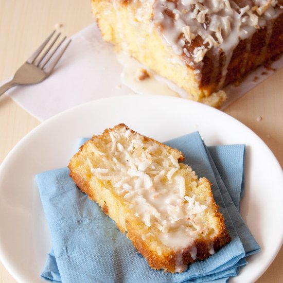 Toasted Coconut Pound Cake