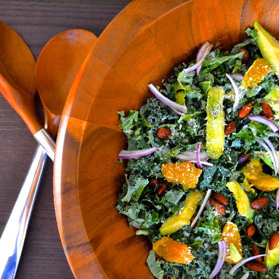 Kale Salad with Citrus & Avocado