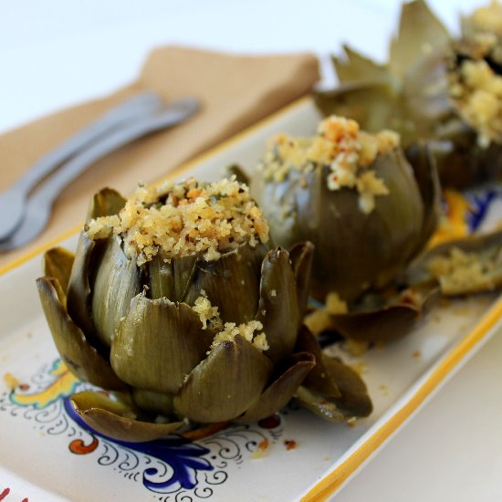 Italian-Style Stuffed Artichokes