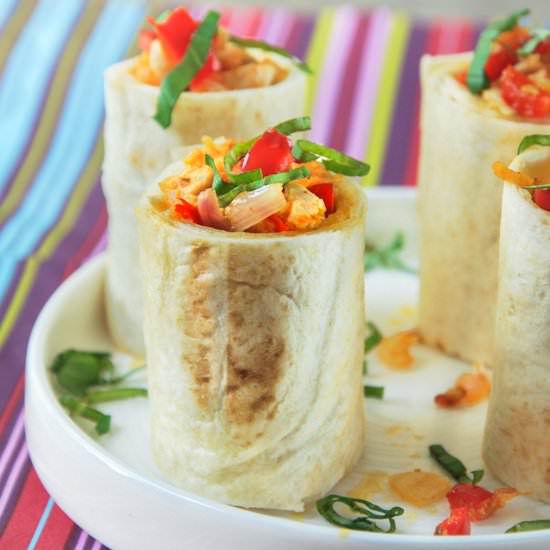 Flour tortillas with Chicken