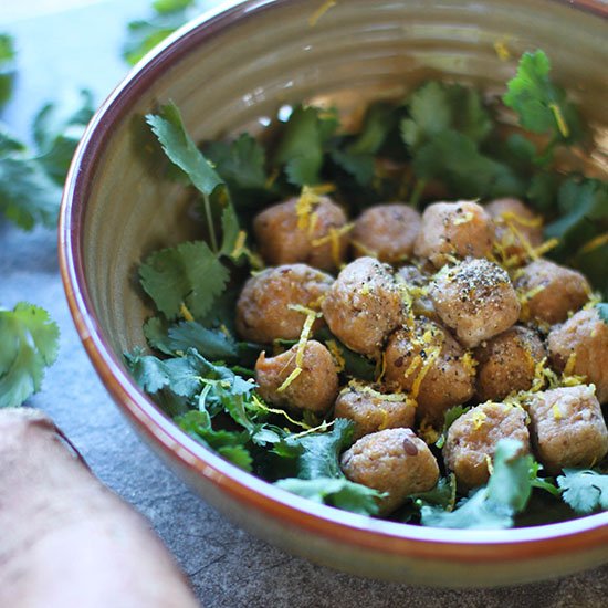 Buckwheat sweet potato gnocchi