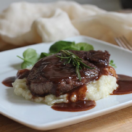 Filet Mignon with Port Reduction