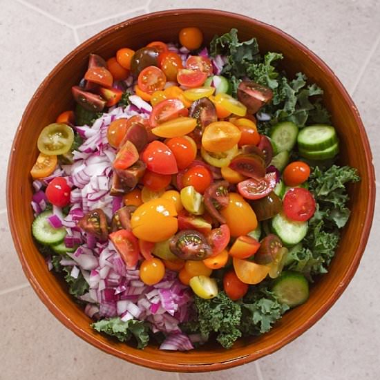 Quinoa & Kale Heirloom Salad