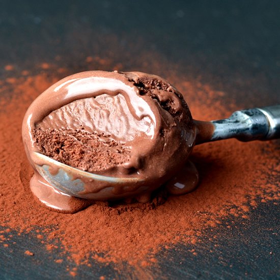 Chocolate Ice Cream w/ Cocoa