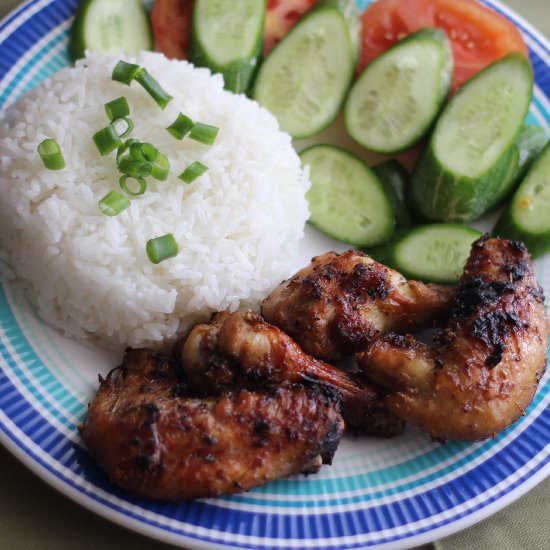 Vietnamese Grilled Chicken Wings