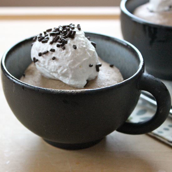 Chocolate Angel Food Mug Cake