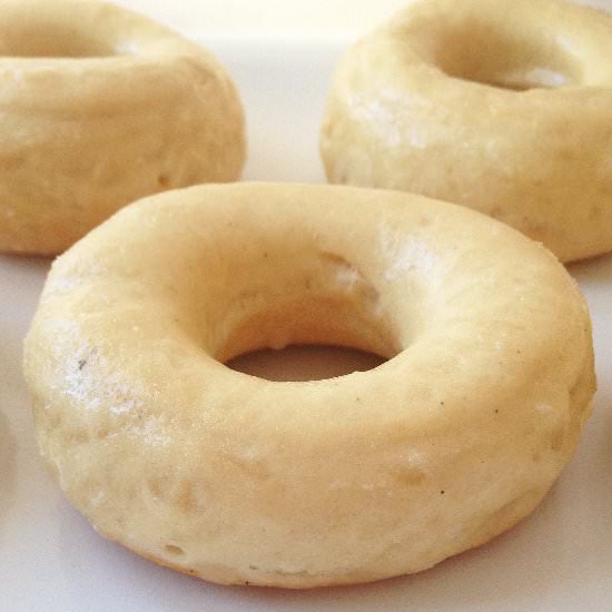 Maple Vanilla Baked Donuts