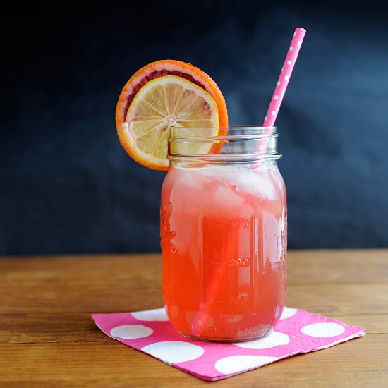 Blood Orange Spritzers